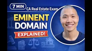 Eminent Domain for CA Real Estate Exam | Memory Trick
