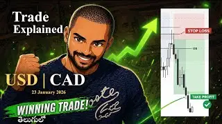 USDCAD liquidity trade explained in telugu