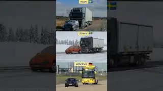 The Smartest Trucks Ever? Mercedes vs Volvo vs Scania AEB Test 🚛🤖