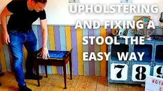 REFURBISHING A MID CENTURY PIANO STOOL