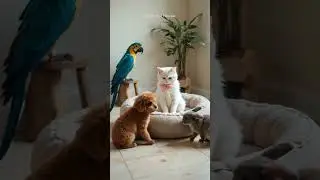 Luna&rsquo;s New Bed &ndash; Everyone&rsquo;s Curious! 😺 #animals #pets #cuteanimals