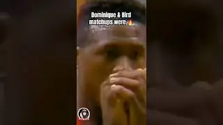 Dominique Wilkins Vs. Larry Bird matchups were mind blowing. #nba #dominiquewilkins #larrybird