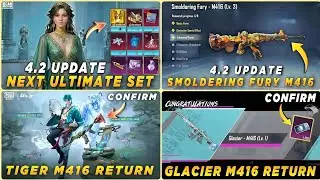 M416 Glacier Return Confirmed 😱 | Next Bubu Ultimate Set | Tiger M416 | New 3D Look