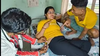 Doctor ne injection Laga Diya #viralinjection #injectionvideo #funnyinjection