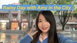 Vlog| Rainy Day with Amy in the City 🏙️ 🧧☔️