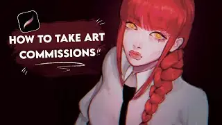 How To Take Art Commissions | Procreate Makima Speedpaint