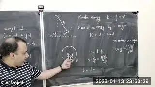20230114: Time period of a pendulum: Small angle approximation