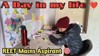 Study Vlog 🎯REET Mains #reetmains #studyvlog #studytips #dreamdeskbyteena