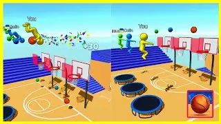 Jump Dunk 3D - Gameplay Walkthrough Level 75 to 90 || All Levels by unlock puzzles