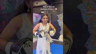 Happy onam to all #onam #onamspecial #kerala #mallu #kochi #boxing #gym #fitness #saree #women
