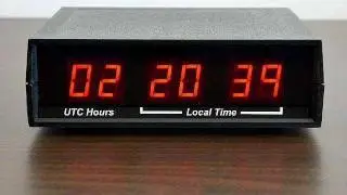 Dual Time Zone Desk Clock : Electronics USA