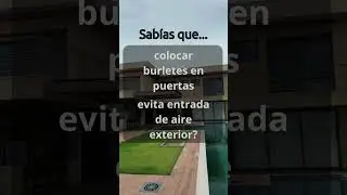 Instala burletes en puertas