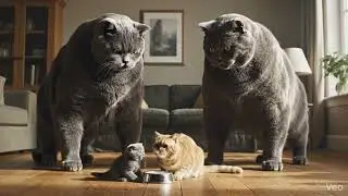Big Cat Steals Kitten&rsquo;s Food&hellip; Then THIS Happens