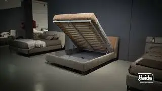 Letto HUG imbottito con contenitore o fisso | SAMOA DIVANI