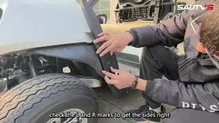 Installation of SAUTVS Strut Cover for Club Car Tempo 