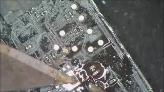 apple computer macbook air A1466 green light wont turns on board repair
