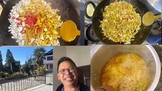 Daily Homevlogs-  lamas ani Aru haru ko lagi khana pakawdai.,sabji Tarkari lay Dhoka .🤣🤣🤣