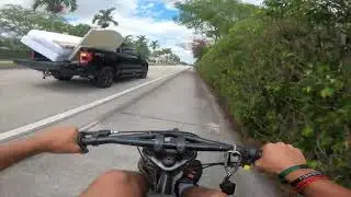 Pov Ride: 80cc Motorized bicycle ride! 