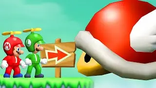 New Super Mario Bros Wii - 100% Walkthrough - World 7
