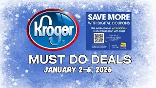 *ВАУ* Скидки в Kroger с 1/2 по 1/6 | Цифровые предложения 5x, НОВЫЕ еженедельные цифровые предлож...