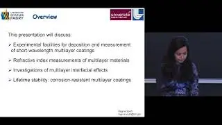 Regina Soufli | High-Efficiency Reflective Multilayer Interference Coatings for Coherent EUV Sources