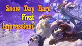 Snow Day Bard skin First Impression!