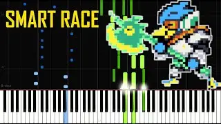 Smart Race (Berdly Fight Theme) - Deltarune Chapter 2 (Synthesia Piano Tutorial)