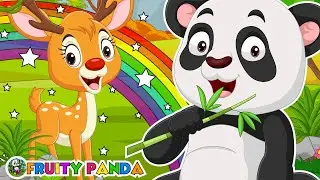 Peek a Boo + Baby Deer - Nursery Rhymes & Kids Songs | Baby Songs