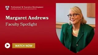 Meet Margaret Andrews | Harvard P&ED Faculty Spotlight
