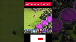 Wizard vs party wizard explain #gamingrascal #clashofclans #shorts