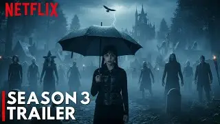 WEDNESDAY: SEASON 3 | Official Trailer | Netflix | The Outcasts Have Risen.