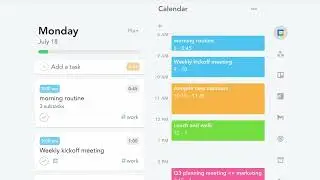 What your day looks like in Sunsama