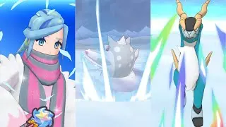 Grusha & Cetitan (グルーシャ&ハルクジラ) solo Cobalion LA VH [Pokemon Masters EX]