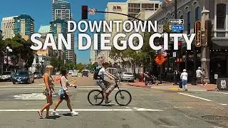 SAN DIEGO - Driving Downtown San Diego City (Part-4), California, USA -2.7K QHD