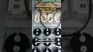 Our CD100 G/P 280kW/315kW AC 3Phase 380V VFD with infineon IGBTs #vfd #acdrive #vfdsupplier