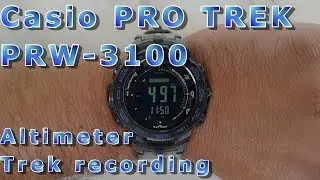 Casio PRO TREK - using the altimeter (ep.10)