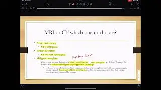 Radiology: Magnetic resonance imaging or computer tomography of the brain. Part 5