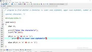 Program alphanumeric
