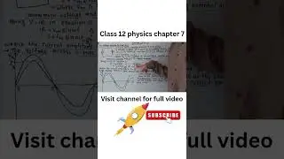 Alternating Current | ac voltage applied to a Resistor | Class 12 physics chapter 7 ac current