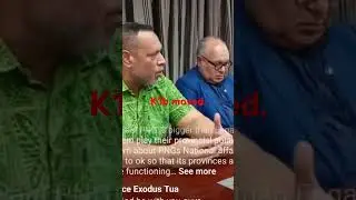 K1 billion kina moved from health and education to unseen use. opposition press conference.
