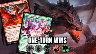 Dragons Are The Secret To Get One-Turn Wins! | MTG Arena Standard Mythic Ranked Gruul