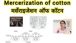 mercerization finish process on cotton fabric, textile notes