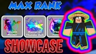 I UNLOCKED MAX DRAGON MASTER RANK IN NINJA LEGENDS!!!