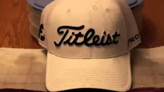 Hydrobead&reg; on White Titleist Hat