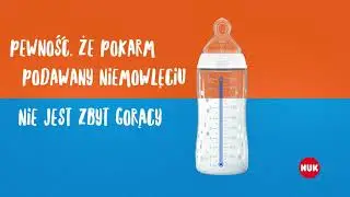 NUK Butelka z wskaźnikiem temperatury
