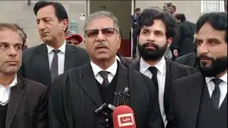Imran Khan's Lawyer Barrister Ali Zafar Media Talk in Islamabad