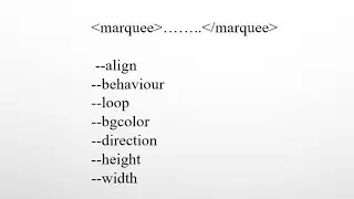 HTML Marquee Tag Explained | Scrolling Text Effect in HTML #htmltutorial #marqueetag