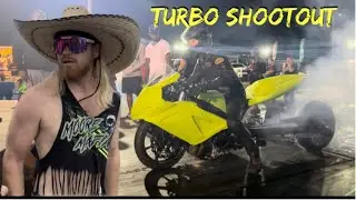 Moore Mafia goes into the turbo shootout against WILLIFORD racing!!! Turbo Gsxr vs Turbo Hayabusa
