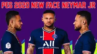 PES 2020 - NEW FACE/HAIR NEYMAR JR - By : Lucas Facemaker