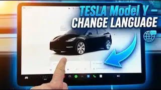 TESLA Model Y &ndash; How to Change Touchscreen Language